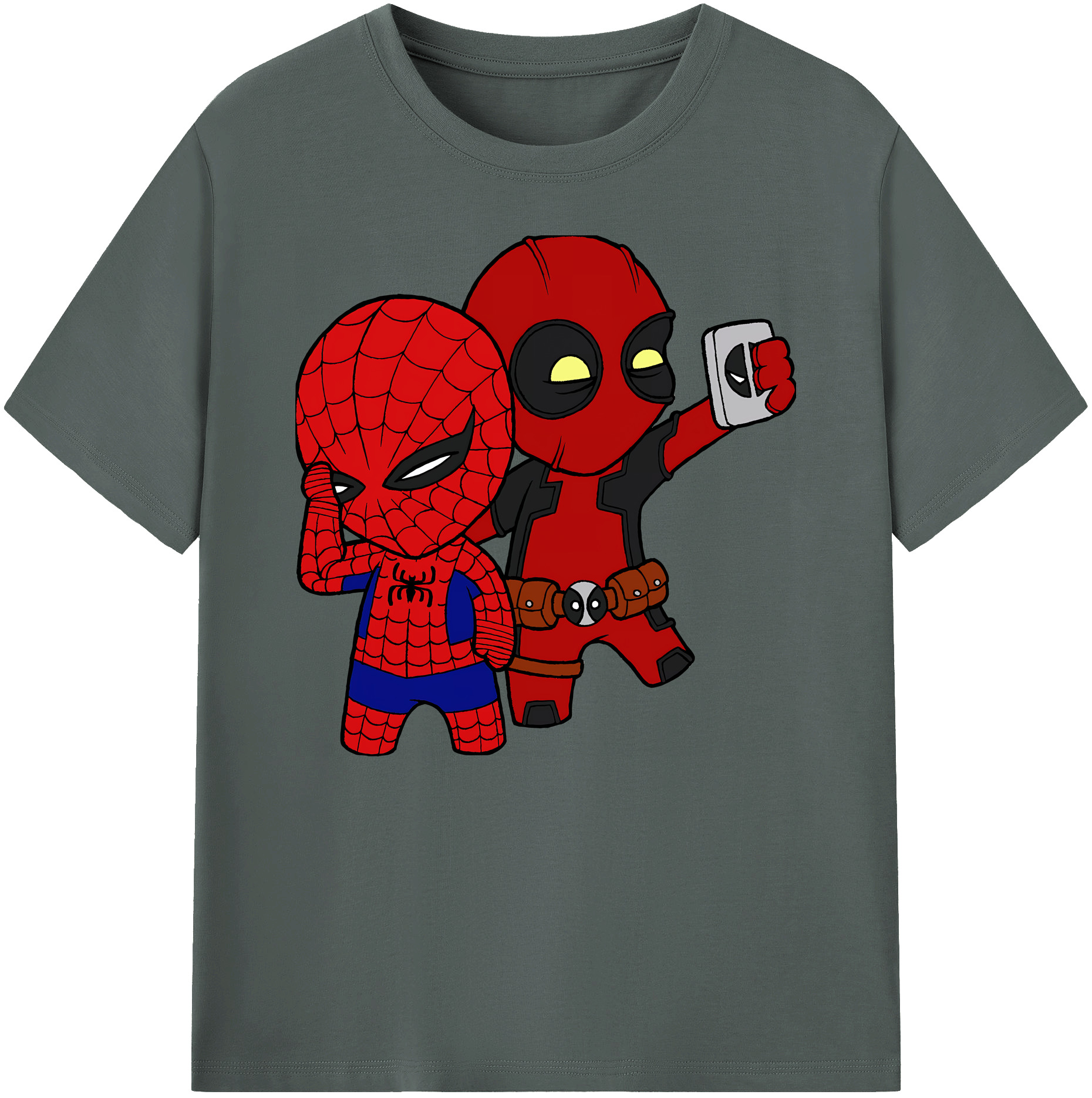 （画像用） Deadpool デッドプール 綿100％ メンズ半袖Tシャツ｜肌触りやわらか＆通気性
